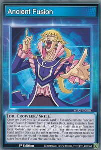 VY SGX1-ENS04 Ancient Fusion (p 1st Edition m[}) Speed Duel GXFDuel Academy Box