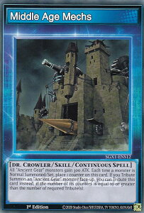 VY SGX1-ENS12 Middle Age Mechs (p 1st Edition m[}) Speed Duel GXFDuel Academy Box