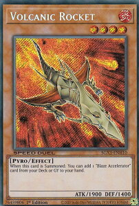 VY SGX1-ENH10 HJjbNEPbg Volcanic Rocket (p 1st Edition V[NbgA) Speed Duel GXFDuel Academy Box