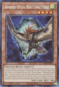 VY BLCR-EN015 Aʏb RogEC[O Advanced Crystal Beast Cobalt Eagle (p 1st Edition V[NbgA) Battles of LegendFCrystal Revenge