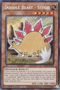 �V�Y�� BLCR-EN032 �炭�������イ�|���Ă� Doodle Beast - Stego (�p��� 1st Edition �V�[�N���b�g���A) Battles of Legend�FCrystal Revenge