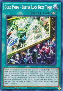 VY CYAC-EN091 Gold Pride - Better Luck Next Time! (p 1st Edition V[NbgA) Cyberstorm Access