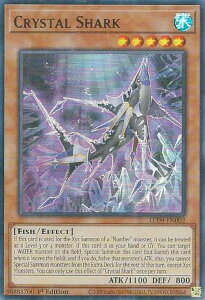 VY LED9-EN002 NX^EV[N Crystal Shark (p 1st Edition X[p[A) LEGENDARY DUELISTS:DUELS FROM THE DEEP