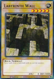 遊戯王 MAZE-EN031 迷宮壁－ラビリンス・ウォール－ Labyrinth Wall (英語版 1st Edition レア) Maze of Memories