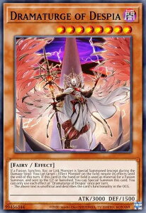 VY MP22-EN124 fXsȂ哱_ Dramaturge of Despia (p 1st Edition vY}eBbNV[NbgA) 2022 Tin of the Pharaohfs Gods Mega Pack