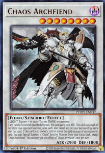 �V�Y�� PHHY-EN039 �J�I�X�E�f�[�����|���ׂ̖��_�| Chaos Archfiend (�p��� 1st Edition �E���g�����A) Photon Hypernova