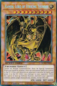 VY SGX3-ENG02 ~cn Hamon, Lord of Striking Thunder (p 1st Edition V[NbgA) Speed Duel GXFDuelists of Shadows