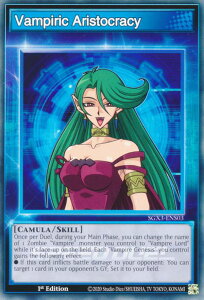 VY SGX3-ENS03 Vampiric Aristocracy (p 1st Edition m[}) Speed Duel GXFDuelists of Shadows