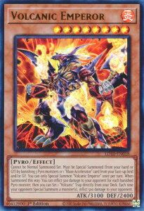VY LD10-EN018 HJjbNEGy[ Volcanic Emperor (p 1st Edition EgA) Legendary DuelistsFSoulburning Volcano