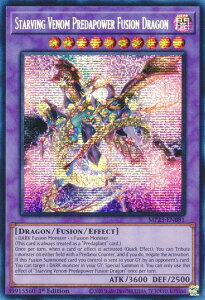 VY MP23-EN081 X^[EFmEvf^[Et[WEhS Starving Venom Predapower Fusion Dragon (p 1st Edition vY}eBbNV[NbgA) 25th Anniversary TinFDueling Heroes
