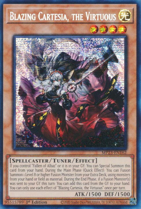 楽天市場】遊戯王 MP23-EN162 赫の聖女カルテシア Blazing Cartesia 