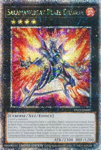 �V�Y�� MP23/TN23-EN007 �]�����b�u���C�Y�E�h���S�� Salamangreat Blaze Dragon (�p��� 1st Edition 25th �N�H�[�^�[�Z���`�����[�V�[�N���b�g���A) 25th Anniversary Tin�FDueling Heroes