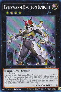�V�Y�� CRBR-EN048 ��P�m ���F���Y�r���[�g Evilswarm Exciton Knight (�p��� 1st Edition �X�[�p�[���A) Crossover Breakers