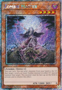 �V�Y�� RA03-EN185 Zombie Master �]���r�E�}�X�^�[ (�p��� 1st Edition �v���`�i�V�[�N���b�g���A) Quarter Century Bonanza
