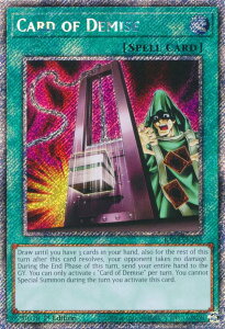 VY RA03-EN265 Card of Demise ̕D (p 1st Edition v`iV[NbgA) Quarter Century Bonanza