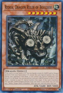 �V�Y�� RA03-EN008 Redox, Dragon Ruler of Boulders �ސ����|���h�b�N�X (�p��� 1st Edition �X�[�p�[���A) Quarter Century Bonanza