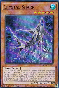 VY RA03-EN031 Crystal Shark NX^EV[N (p 1st Edition EgA) Quarter Century Bonanza