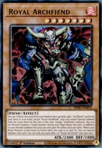 �V�Y�� BPRO-EN014 �����C�����E�f�[���� Royal Archfiend (�p��� 1st Edition �E���g�����A) Burst Protocol