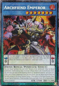 �V�Y�� BPRO-EN031 �f�X�E�G���y���[�E�f�[���� Archfiend Emperor (�p��� 1st Edition �X�^�[���C�g���A) Burst Protocol