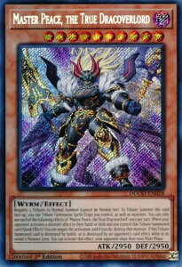 VY DOOD-EN018 ^}X^[P Master Peace, the True Dracoverlord (p 1st Edition V[NbgA) Doom of Dimensions