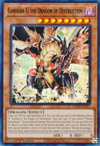 VY MP25-EN177 j󗳃KhG Gandora-G the Dragon of Destruction (p 1st Edition EgA) 2025 Mega-Pack Bundle
