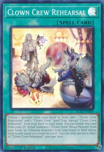 �V�Y�� BLZD-EN059 �����̈���w���m�Áx Clown Crew Rehearsal (�p��� 1st Edition �X�[�p�[���A) Blazing Dominion