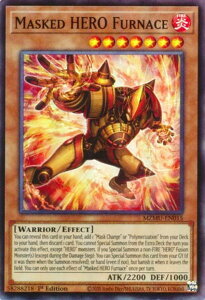 �V�Y�� MZMU-EN015 M�EHERO �t�@�[�l�X Masked HERO Furnace (�p��� 1st Edition �X�[�p�[���A) Maze of Muertos