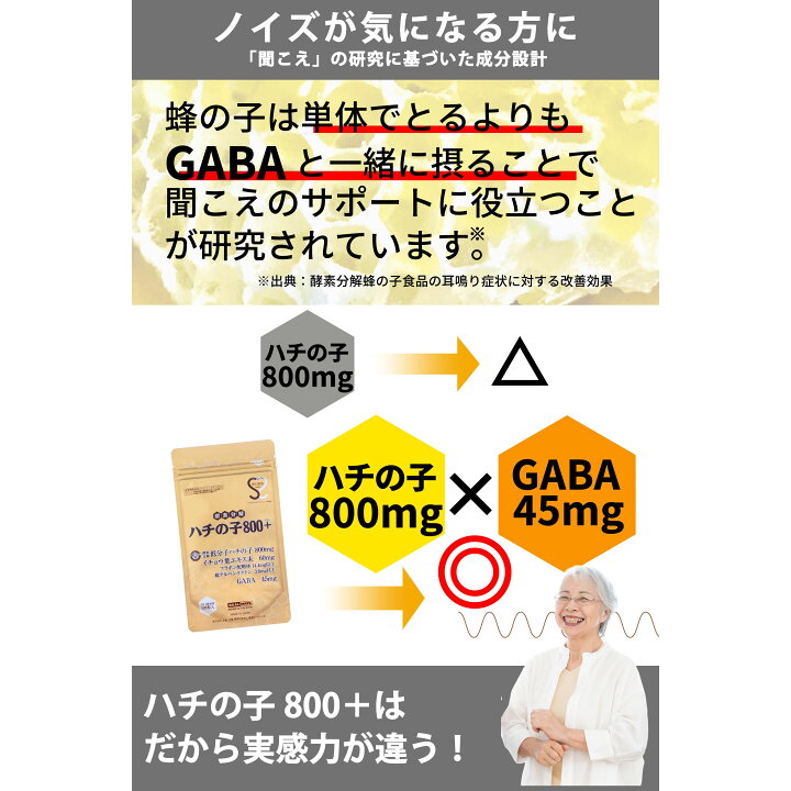 楽天市場】蜂の子 耳鳴り 蜂の子サプリ 送料無料 お得な3袋セット 
