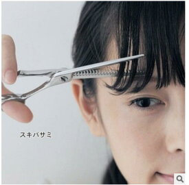 【一年保証】ヘアカット ステンレス製　すきばさみ　セニング　スキ率15％ ヘアカットシザー ハサミ セルフカット セニング 髪の毛 ハサミ　ベビー　子供す　きばさみ