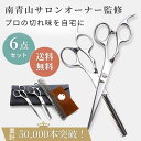 【送料無料】すきバサミ 南青山サロン監修 散髪用ハサミ セルフカット 家庭用 初心者 ヘアカットハサミ スキ率15% ス…