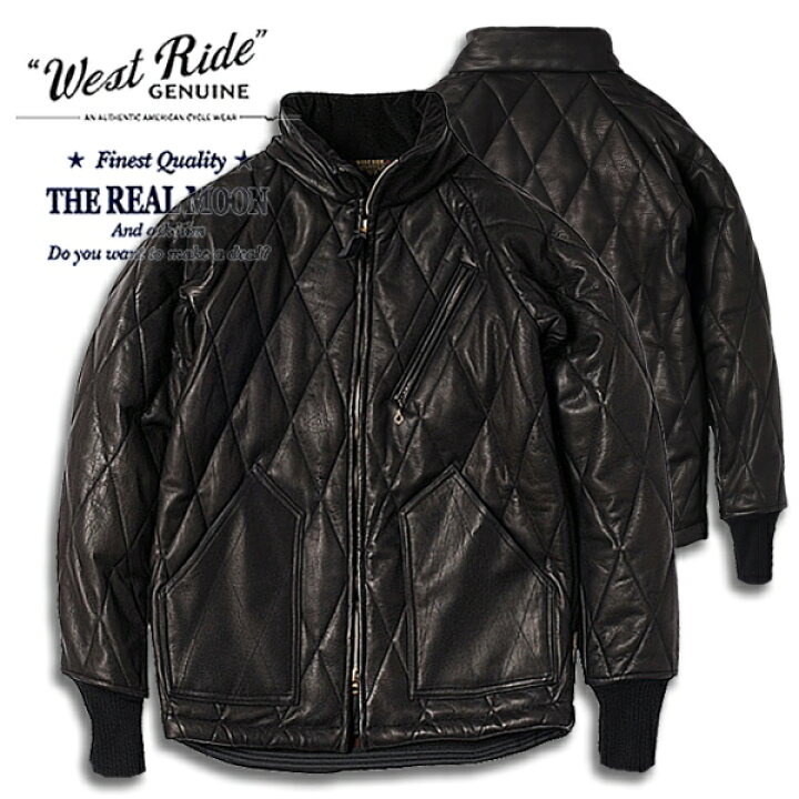 楽天市場】WESTRIDE レザージャケット No.TC1302D ブラックディア 