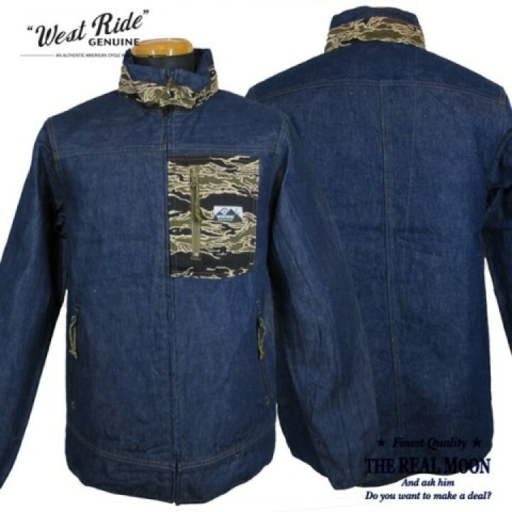楽天市場】WEST RIDE【CYCLE RETRO JACKET】No.MB1806 : リアルムーン 