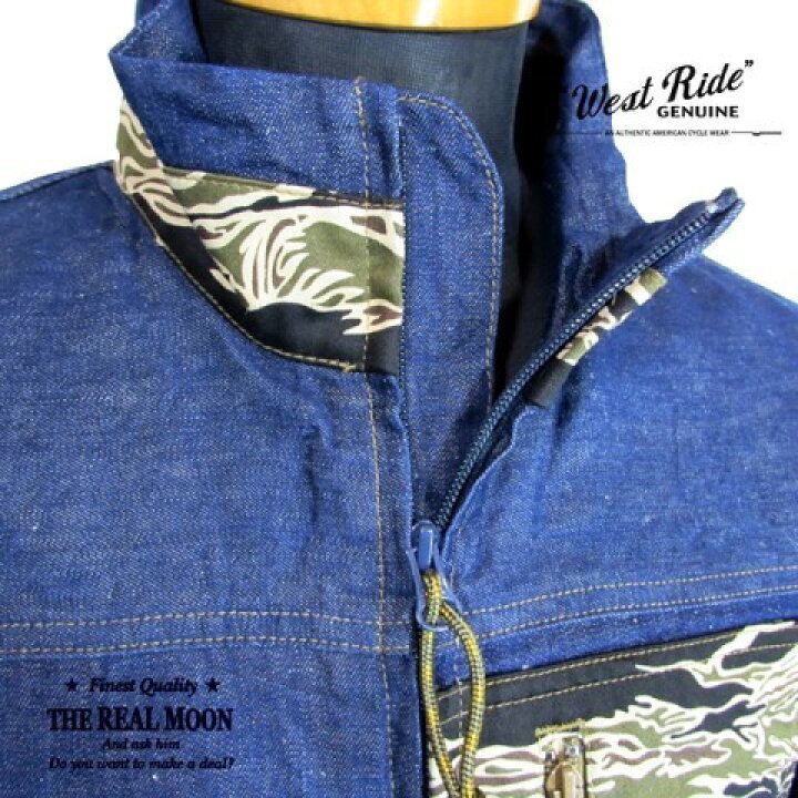 楽天市場】WEST RIDE【CYCLE RETRO JACKET】No.MB1806 : リアルムーン 