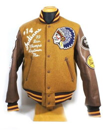 WHITESVILLE 30oz. WOOL SET-IN MELTON AWARD JACKET Indians メンズファッション アメカジ アウター