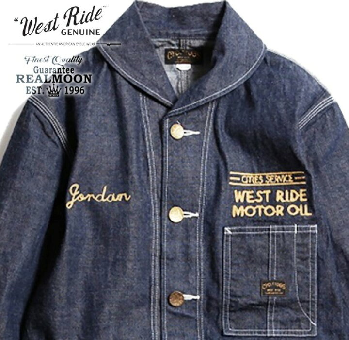 楽天市場】ウエストライド デニムジャケットMB1705E : リアルムーン  