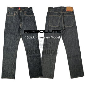 RESOLUTE ジーンズ No.GB710 66モデル "15周年記念・ブラックモデル" リゾルト ゴーストブラック デニム ジーパン ボトムス メンズファッション アメカジ