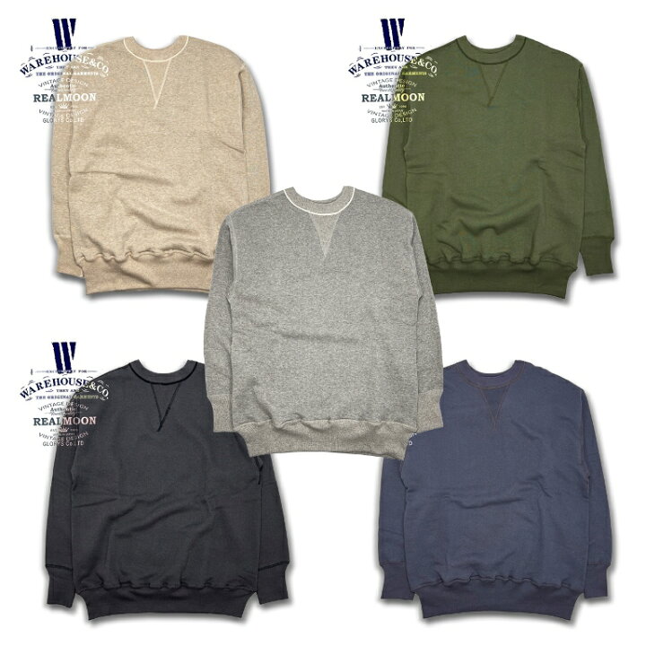 楽天市場】WAREHOUSE スウェットシャツ No.WHC-401-C4 無地 