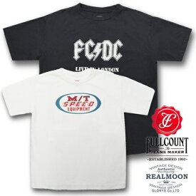 FULL COUNT TEE No.FCC-5500PT "FC/DC・リブイン・ロンドン" "M/T・スピード" フルカウント 半袖 Tシャツ メンズファッション アメカジ