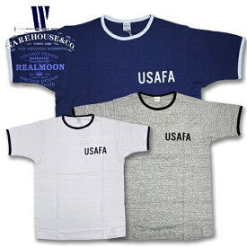 WAREHOUSE リンガーTee No.WHC-4059USA "USAFA" ウエアハウス 半袖 Tシャツ メンズファッション アメカジ