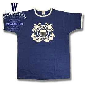 WAREHOUSE リンガーTee No.WHC-4059USC "U.S. コーストガード" ウエアハウス 半袖 Tシャツ メンズファッション アメカジ