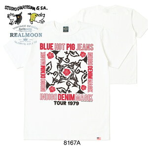 STUDIO D'ARTISAN TEE No.SDC-8167A/SDC-8167B USA�R�b�g���E�v�����gT�V���c �X�e���f�B�I �_���`�U�� ���� T�V���c �����Y�t�@�b�V���� �A���J�W