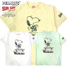 SUN SURF × PEANUTSS/S T-SHIRT【WAIKIKI】No.SS78487