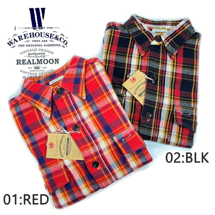 楽天市場】WAREHOUSE ネルシャツ No.WHS-3022G 