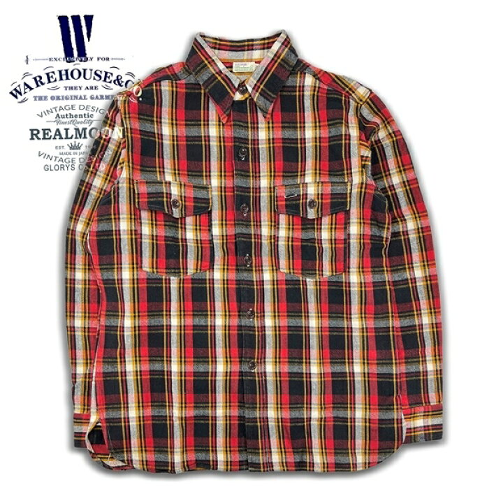 楽天市場】WAREHOUSE ネルシャツ No.WHS-3022G 