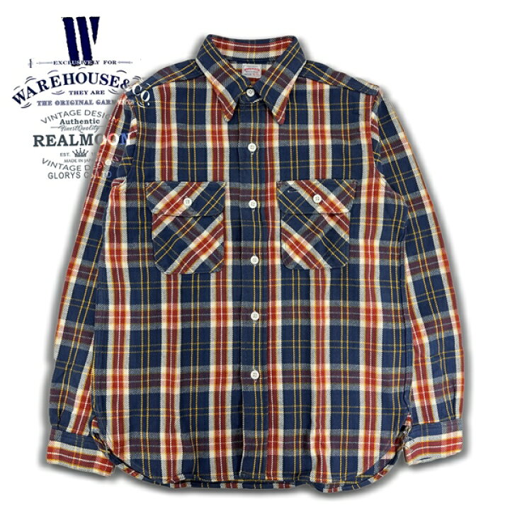 楽天市場】WAREHOUSE ネルシャツ No.WHS-3104C 