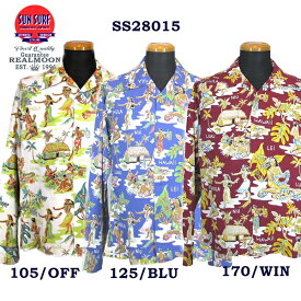 SUN SURF LONG SLEEVE HAWAIIAN SHIRT "LUAU"サンサーフ 長袖シャツ（アロハシャツ） SS28015