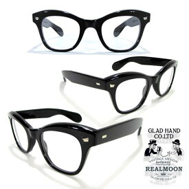グラッドハンド×ブラックキャラバン　眼鏡GH-BC001SISSYブラック×クリア　サングラス　セルロイド
