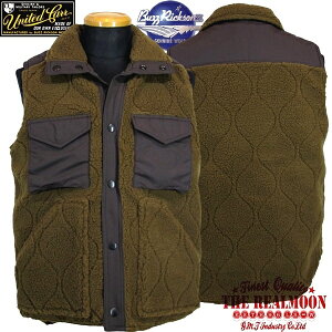 UNITED CARR���i�C�e�b�g�J�[No.UC13946 REVS MIL BOA VEST ���i�C�e�b�g�J�[ ���o�[�V�u�� �~���^���[ �{�A �x�X�g �o�Y���N�\���Y �A���J�W