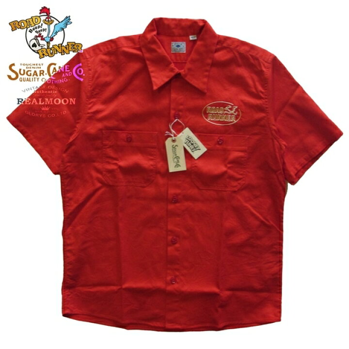 楽天市場】シュガーケーン コットンツイル半袖シャツ SC38458 半袖t  