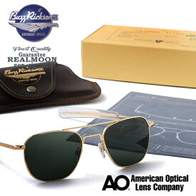 BUZZRICKSON'S × AMERICAN OPTICAL サングラス No.BR02753 "GLASSES-FLYING SUN 30th ANNIVERSARY MODEL" バズリクソンズ アメカジ ミリタリー 眼鏡 アイウェア メンズファッション